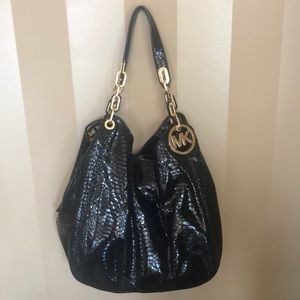 Michael Kors leather shoulder bad